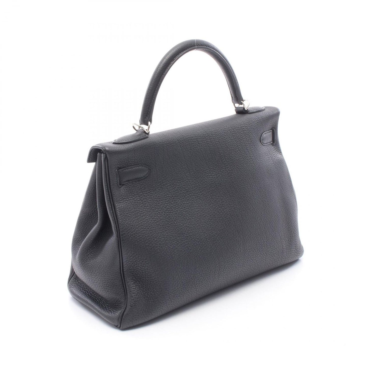 Hermes Handbag Kelly 32 Retourne 2-Way Black Leather — view 2