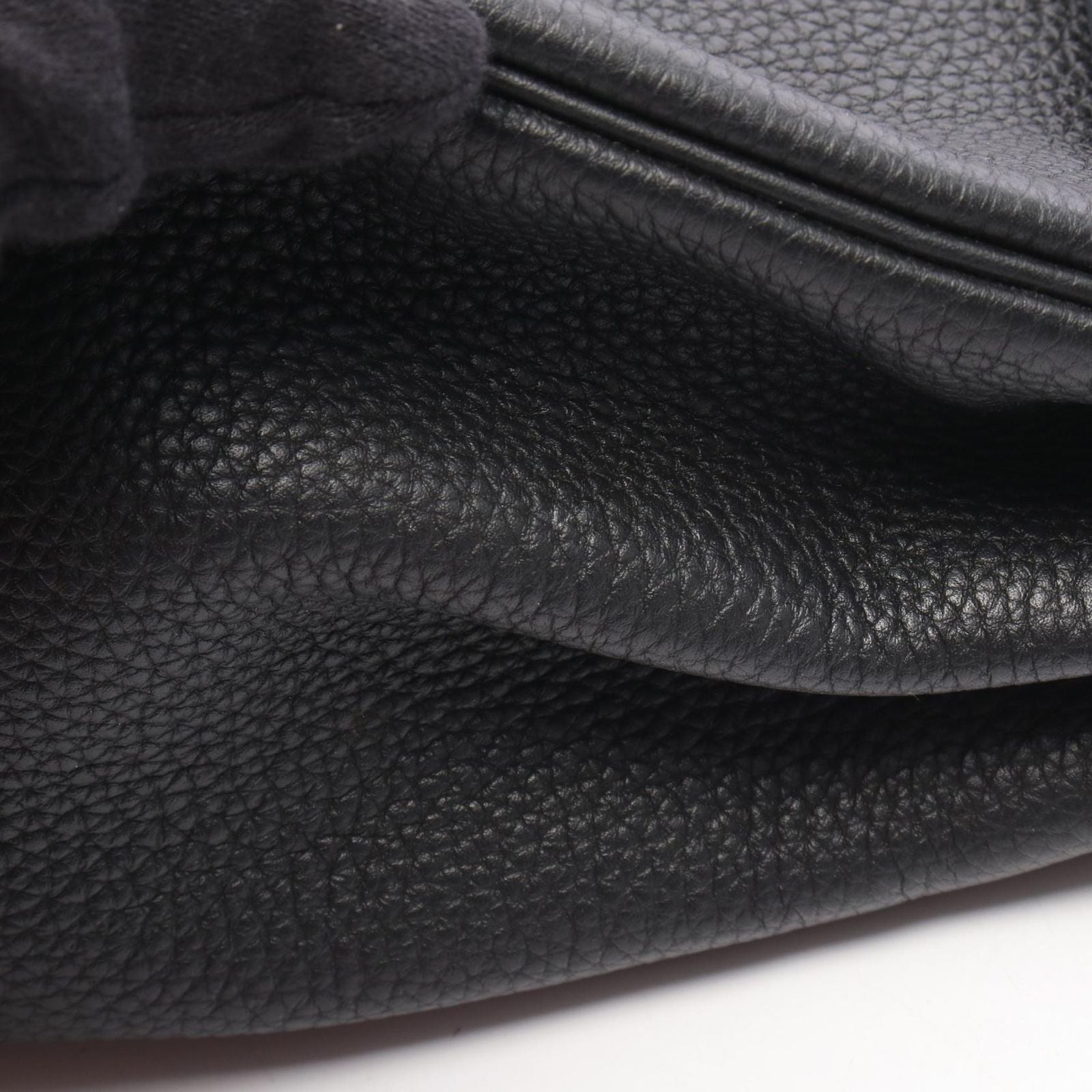Hermes Handbag Kelly 32 Retourne 2-Way Black Leather — view 9