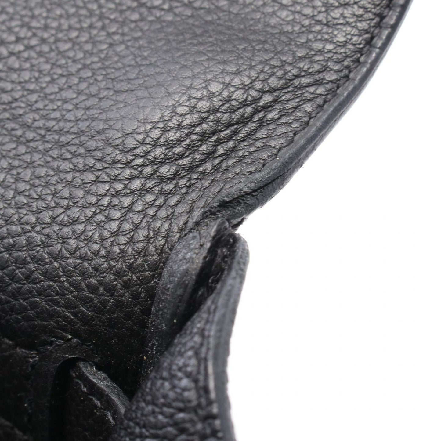 Hermes Handbag Kelly 32 Retourne 2-Way Black Leather — view 8