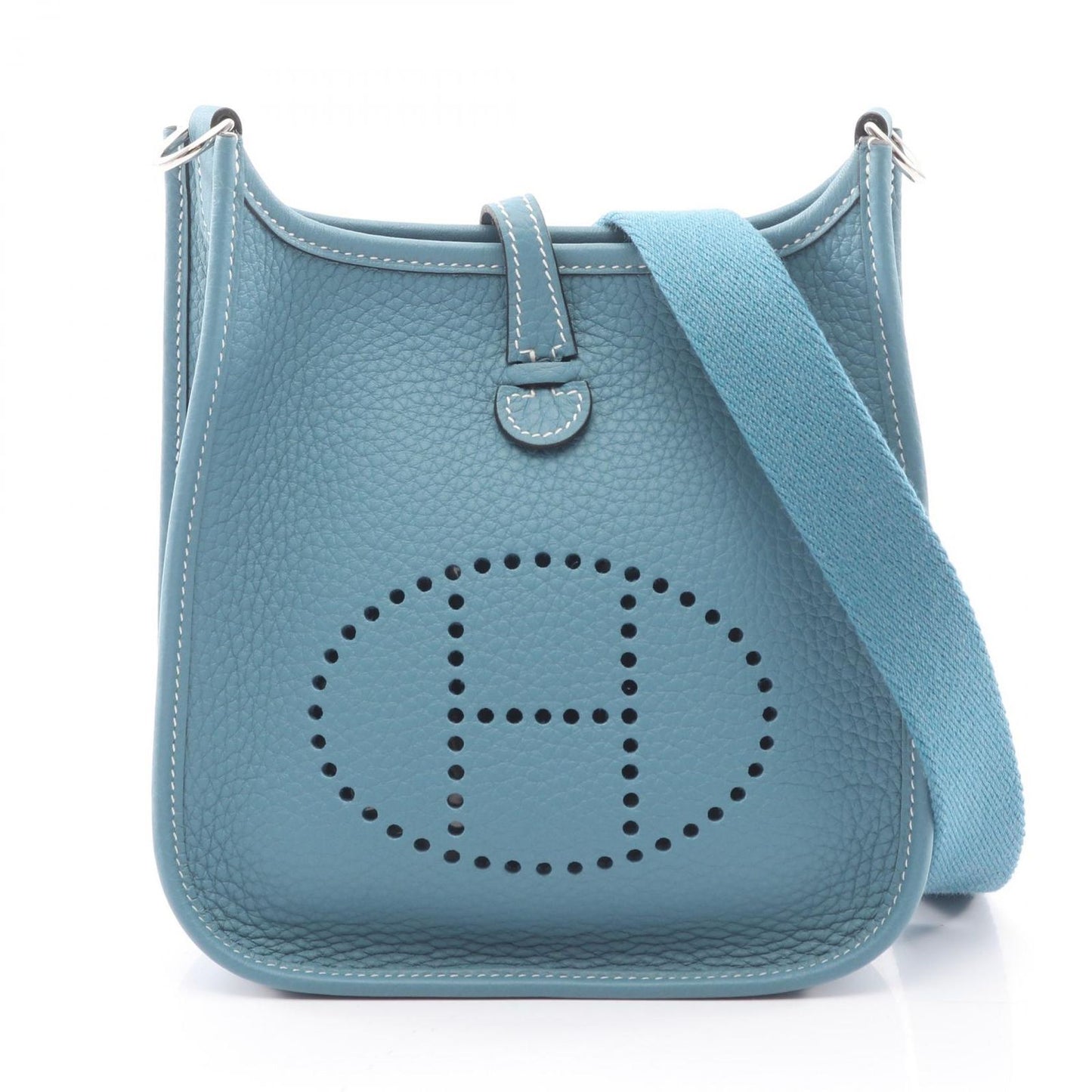 Hermes Shoulder Bag Evelyne TPM Amazon New Blue Jean Leather TPM