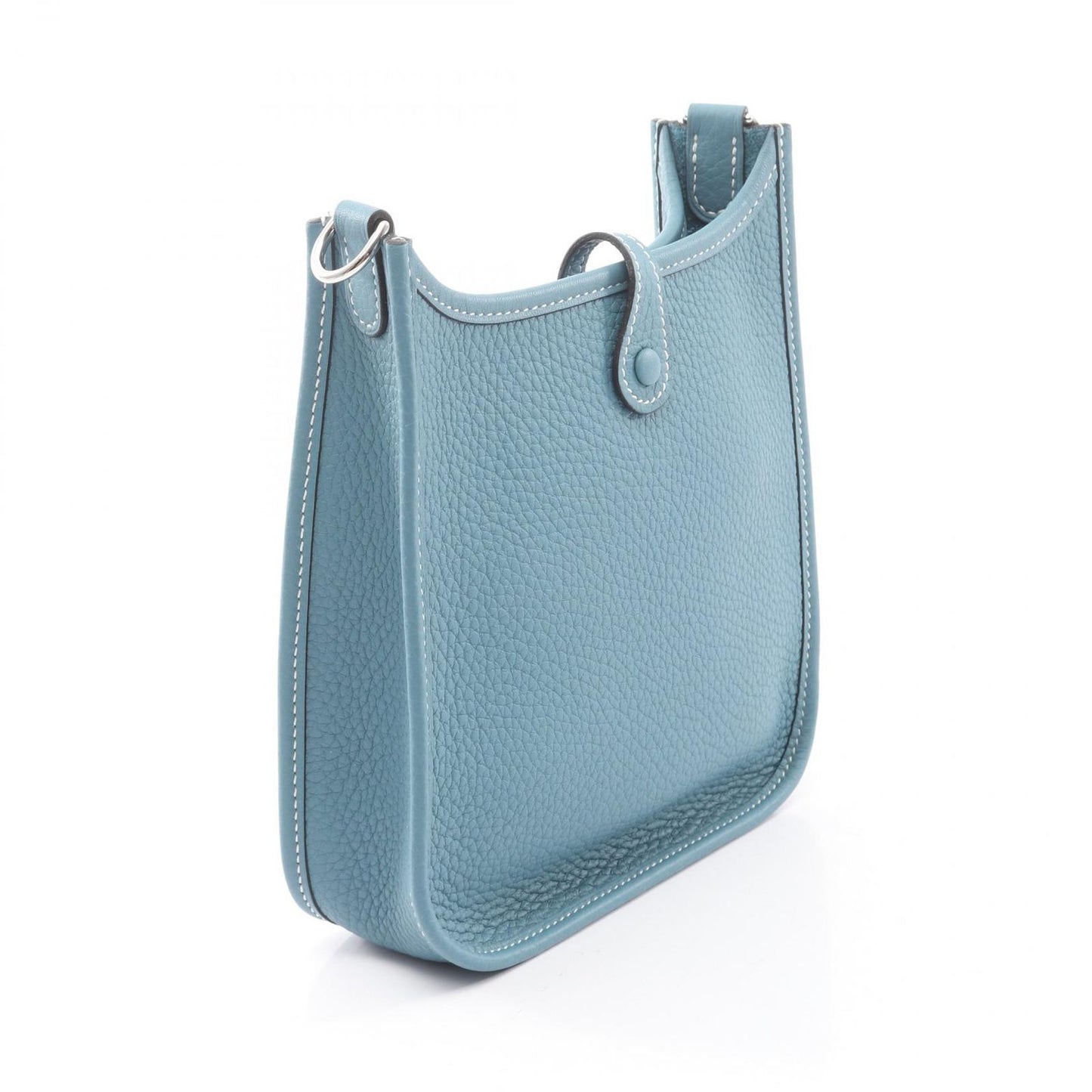 Hermes Shoulder Bag Evelyne TPM Amazon New Blue Jean Leather TPM — view 2