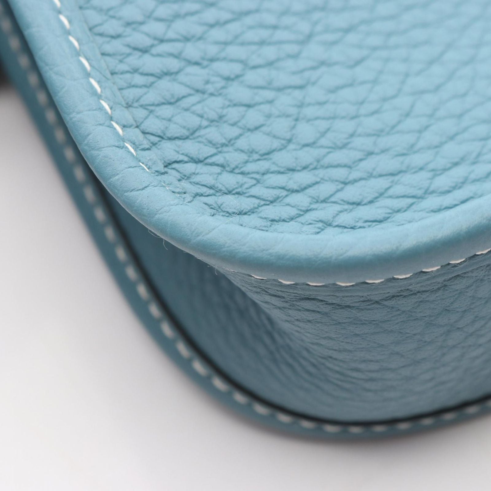 Hermes Shoulder Bag Evelyne TPM Amazon New Blue Jean Leather TPM — view 6