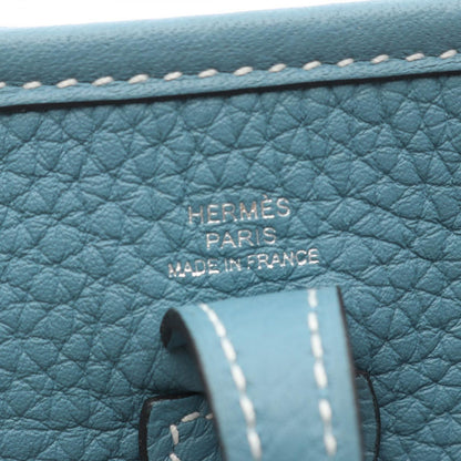Hermes Shoulder Bag Evelyne TPM Amazon New Blue Jean Leather TPM — view 4