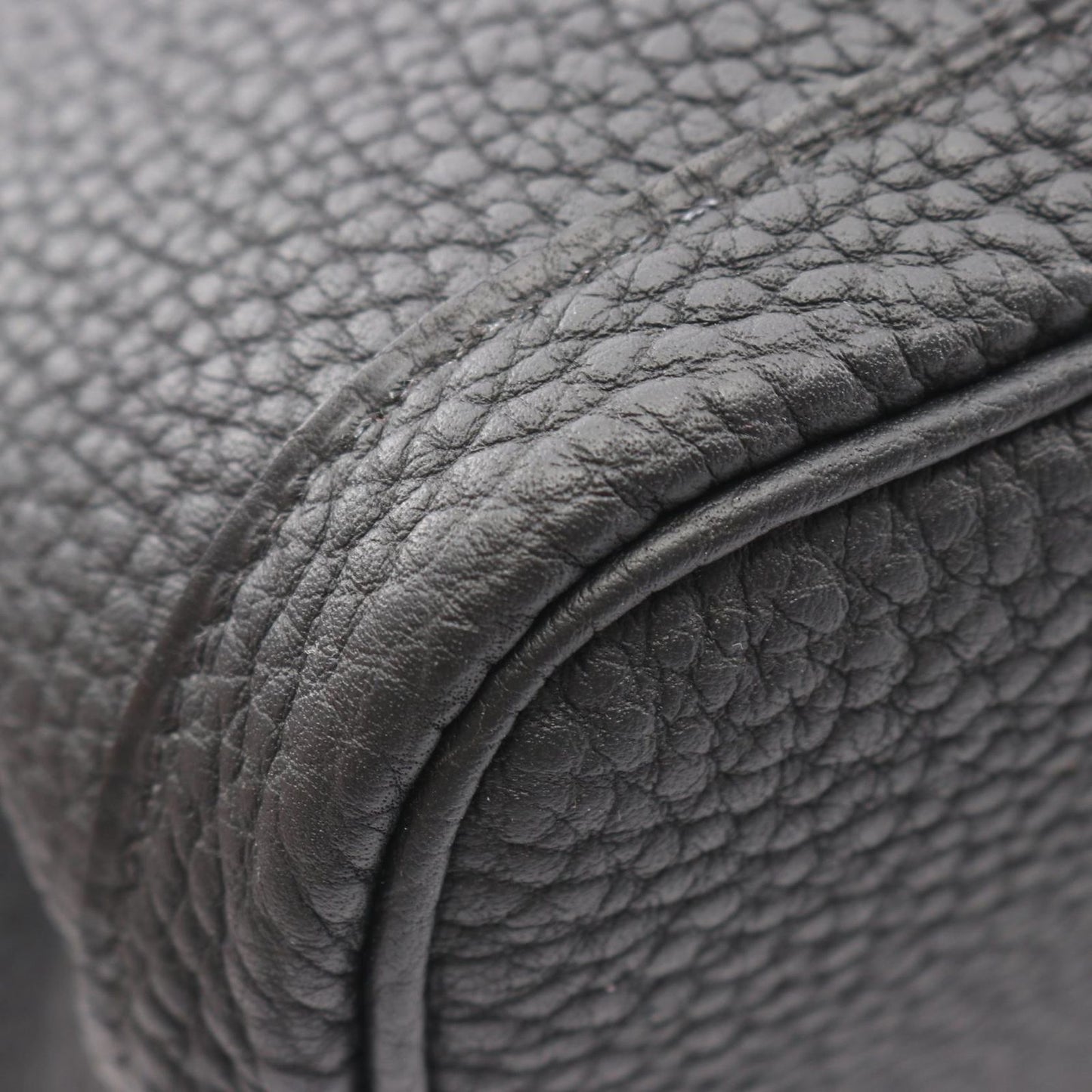 Hermes Tote Garden Party TPM Black Leather — view 6