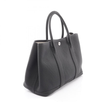 Hermes Tote Garden Party TPM Black Leather — view 2