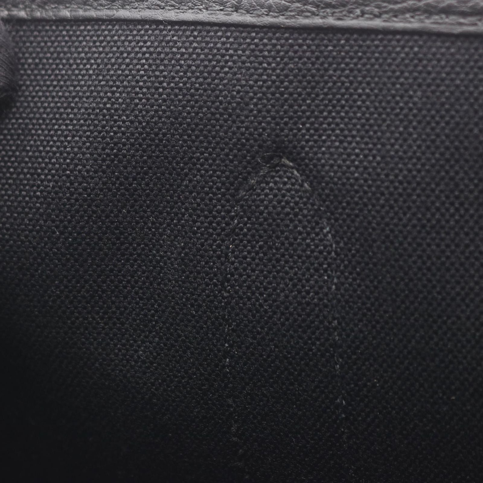 Hermes Tote Garden Party TPM Black Canvas Leather — view 8