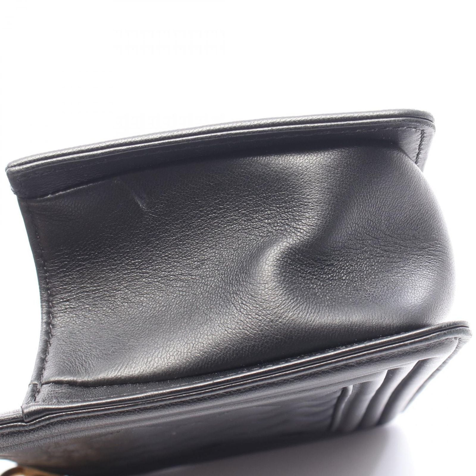 Chanel Shoulder Bag Small Black Lambskin Small Chain — view 7