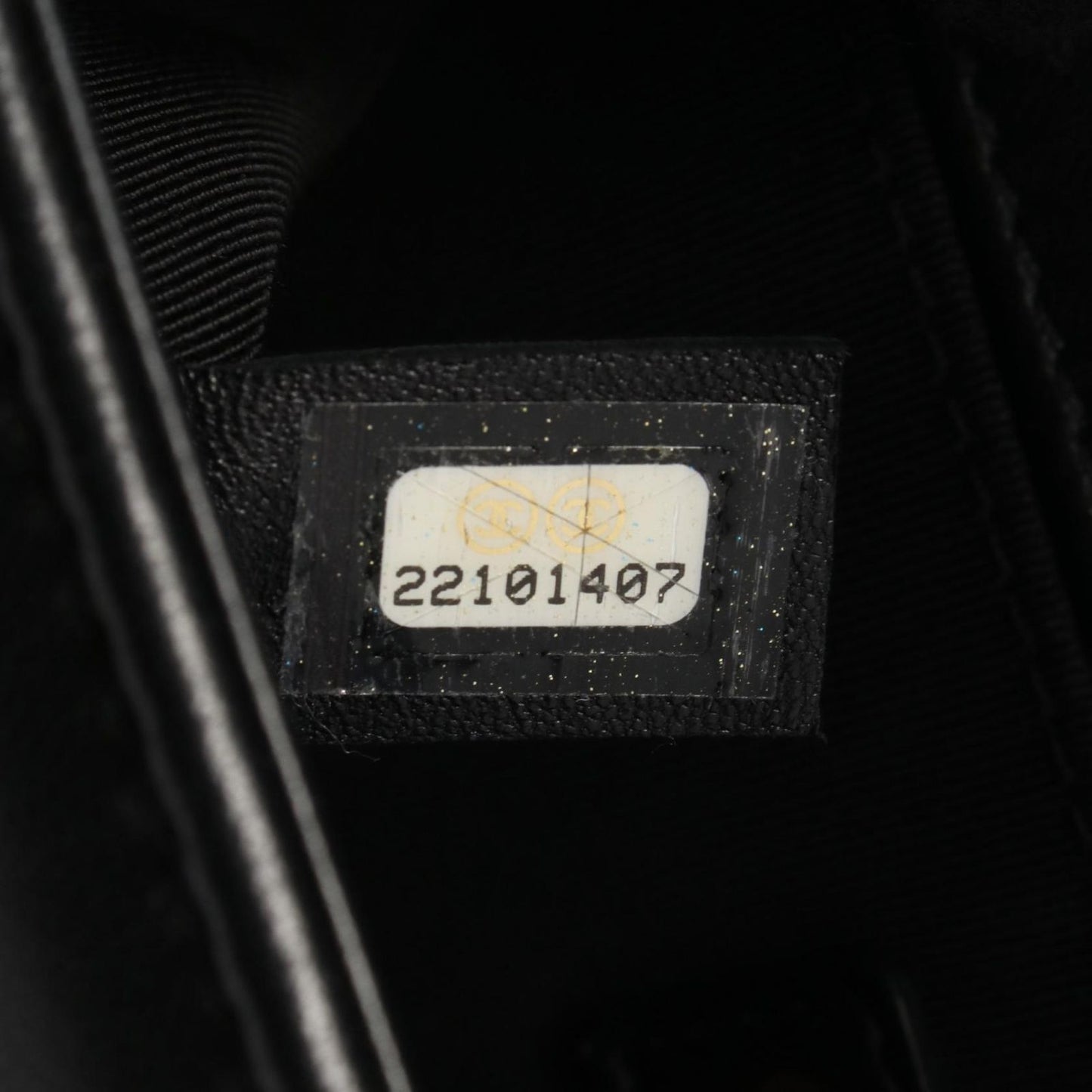 Chanel Shoulder Bag Small Black Lambskin Small Chain — view 5