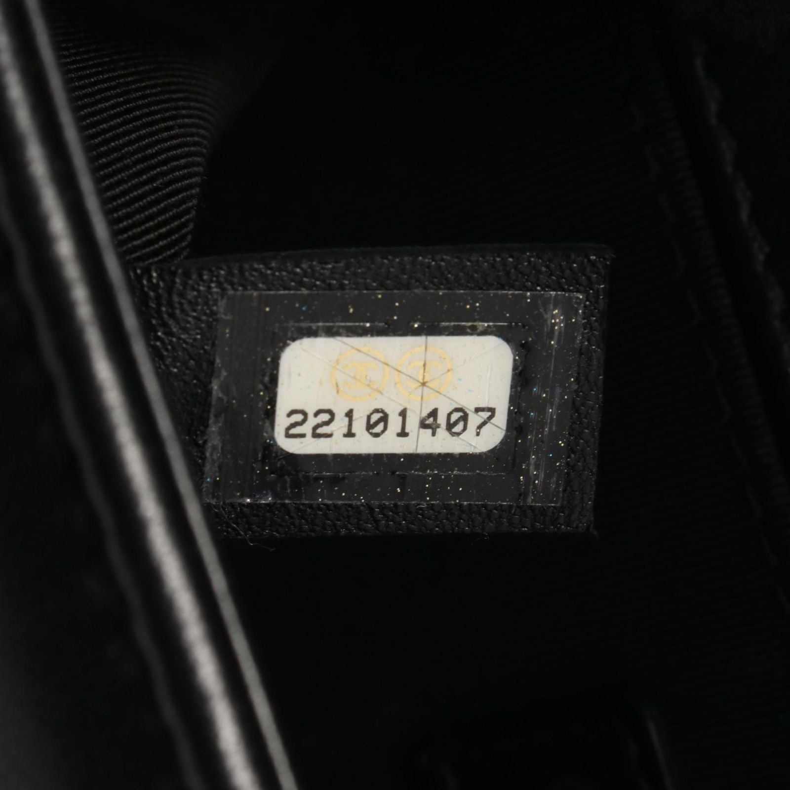 Chanel Shoulder Bag Small Black Lambskin Small Chain — view 5