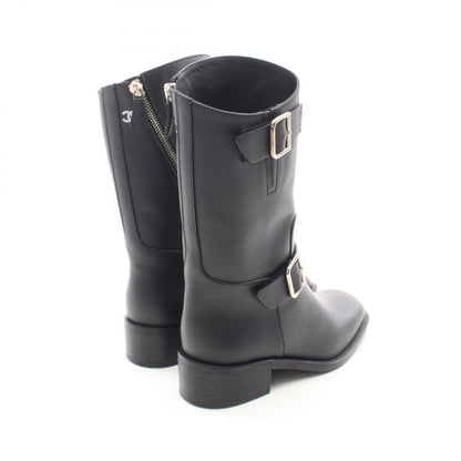 Chanel Boots CC Logo Engineer Leather — view 2
