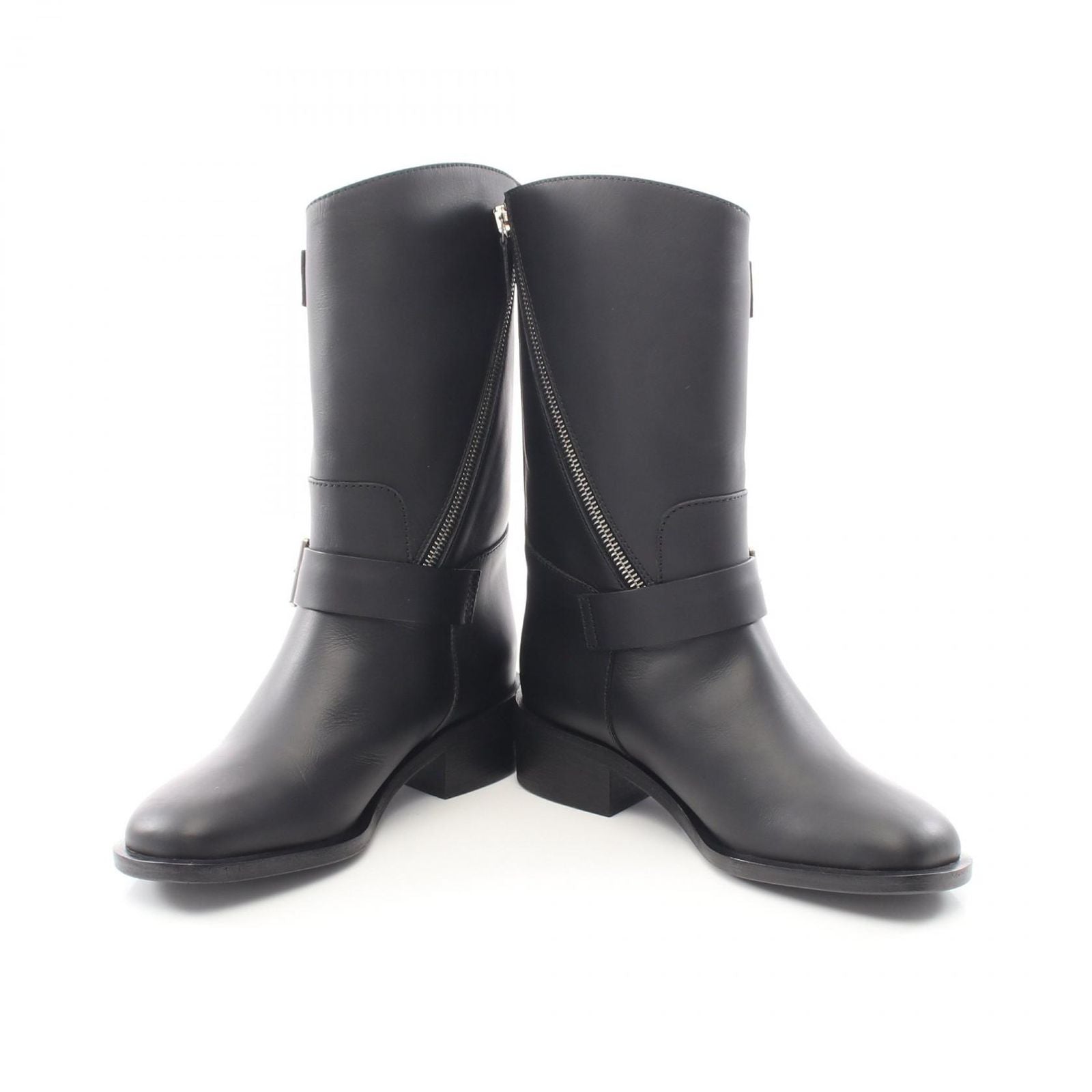 Chanel Boots CC Logo Engineer Leather — view 3