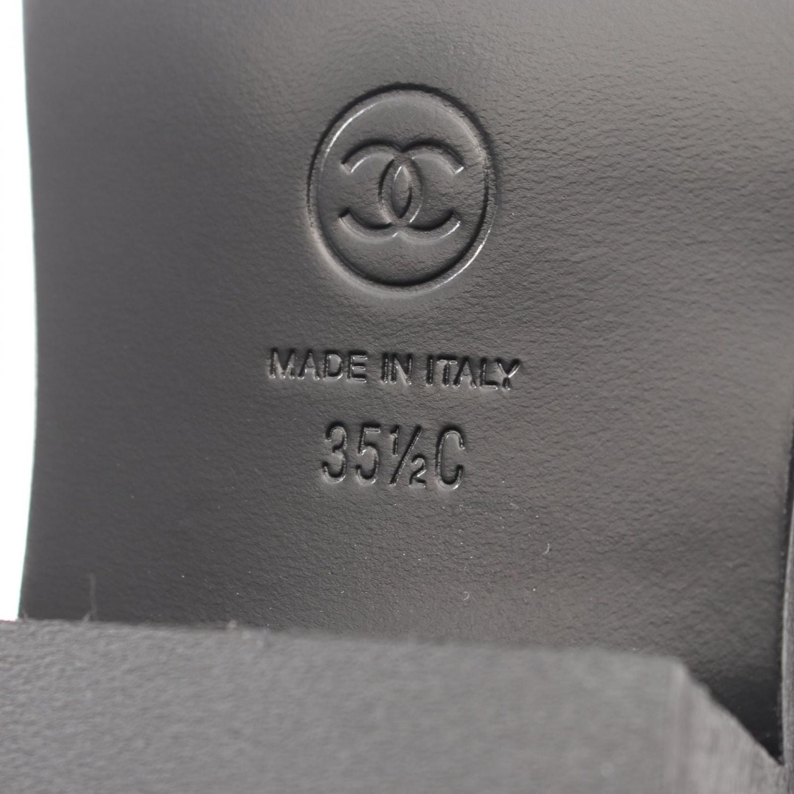 Chanel Boots CC Logo Engineer Leather — view 6