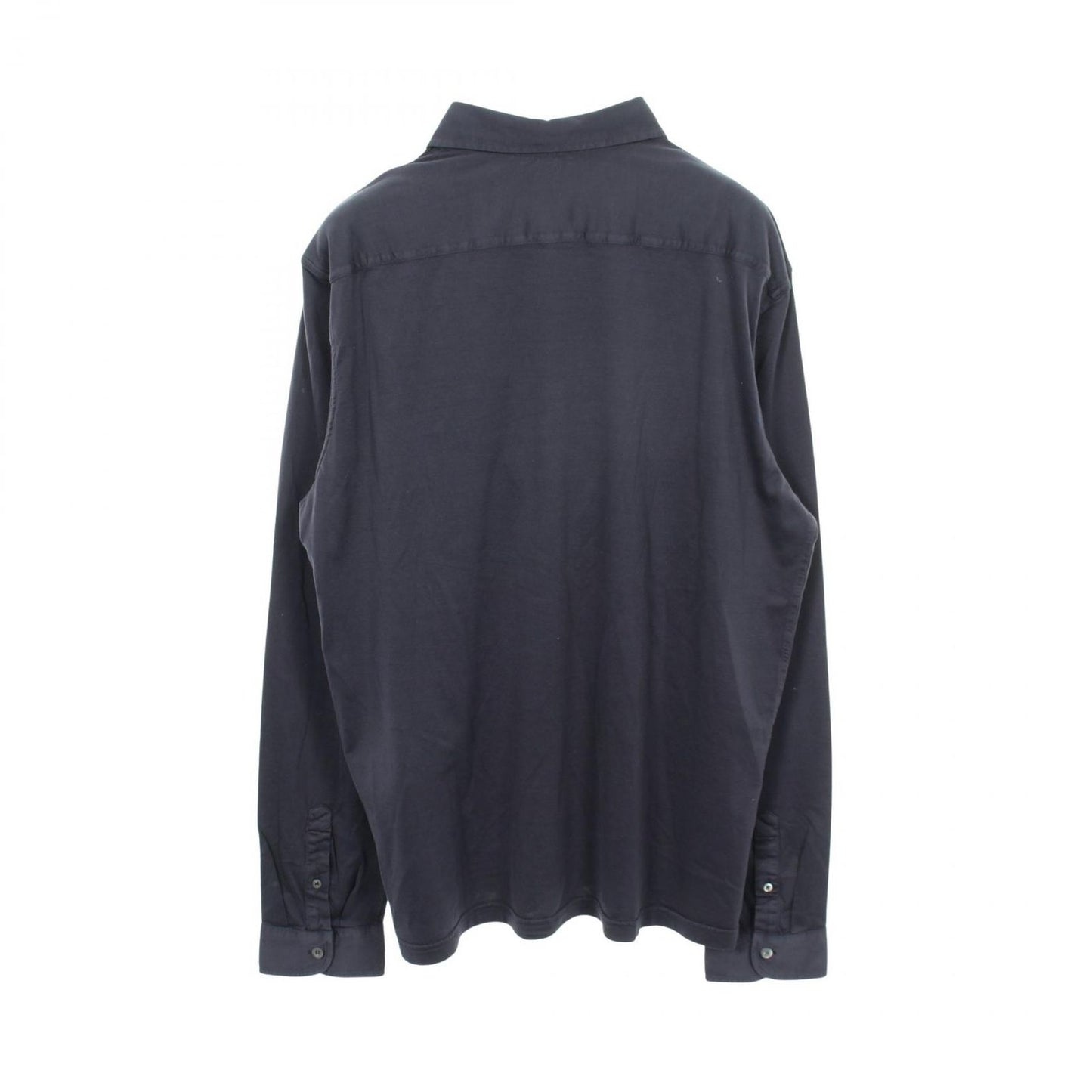 Prada Triangle Logo Long Sleeve Cotton Shirt — view 2
