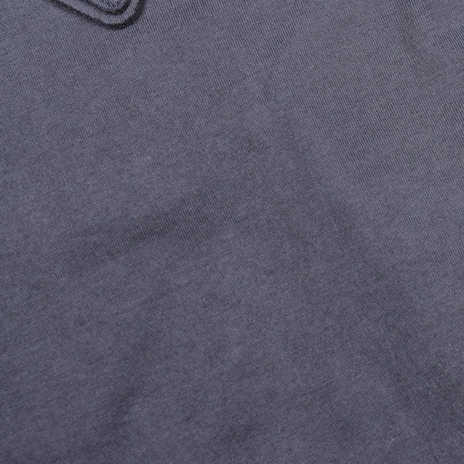 Prada Triangle Logo Long Sleeve Cotton Shirt — view 6