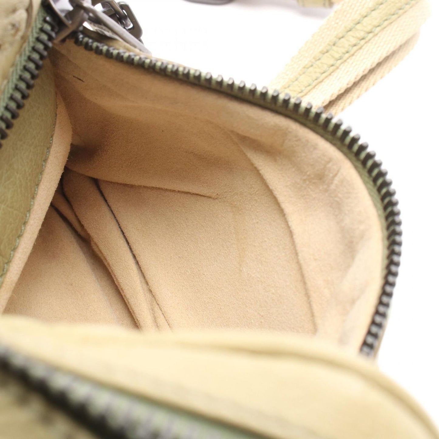 Bottega Veneta Shoulder Bag Intrecciato Light Green Leather — view 5