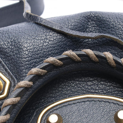 Balenciaga Handbag Classic Metallic Edge Mini City 2-Way Navy Leather — view 7