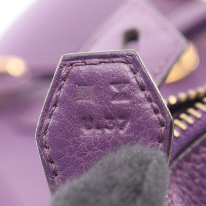 Hermes Handbag Bolide 35 2-Way Ultra Violet Leather — view 5