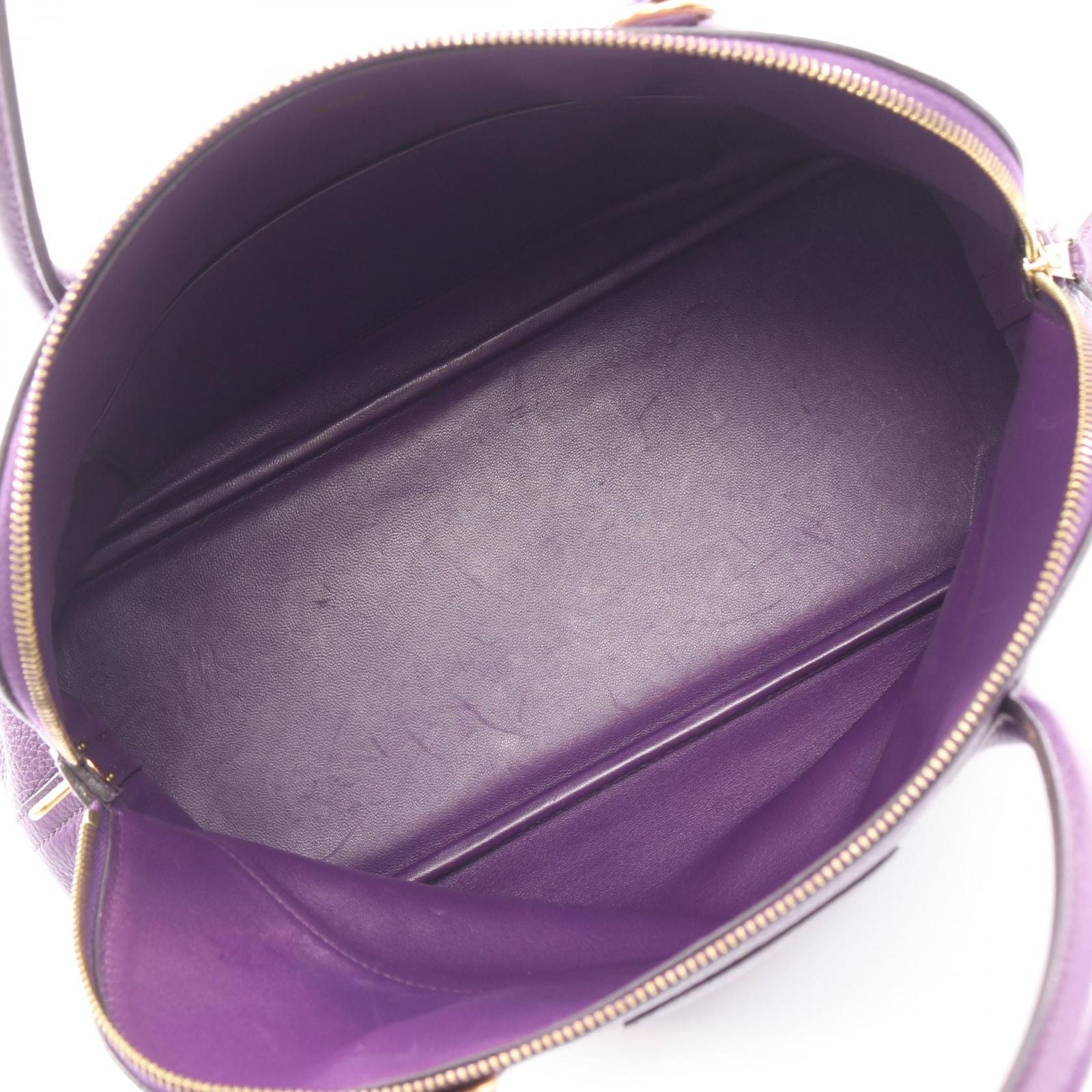 Hermes Handbag Bolide 35 2-Way Ultra Violet Leather — view 3