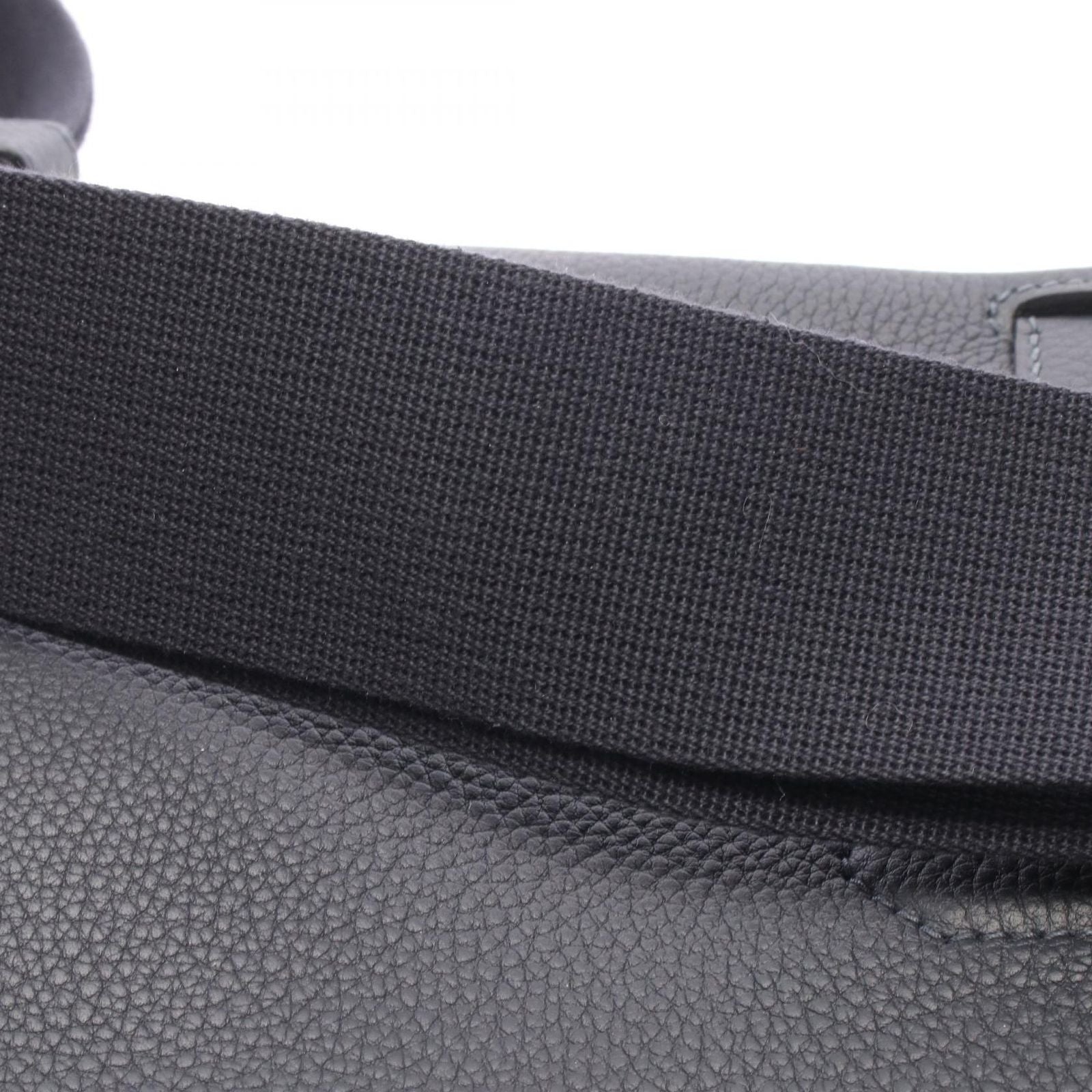 Hermes Waist Bag Kelly Hac a Dos PM Canvas Leather — view 8