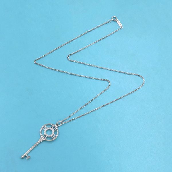 Tiffany & Co Atlaski Charm Diamond Necklace — view 4