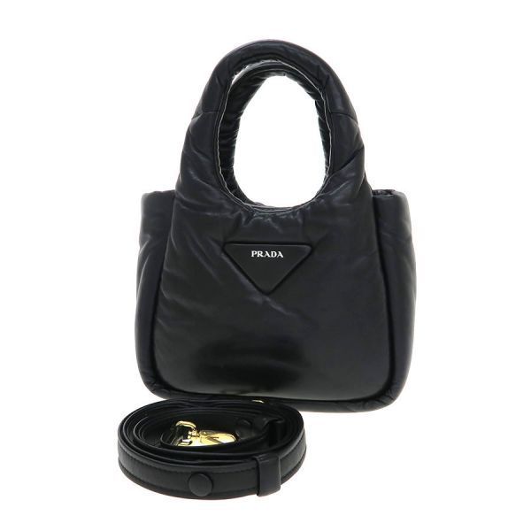 Prada Soft Padded Nappa 2-Way Messenger