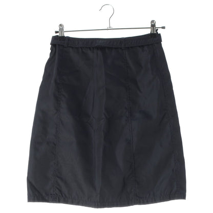Prada Nylon Belted Skirt Navy — view 2