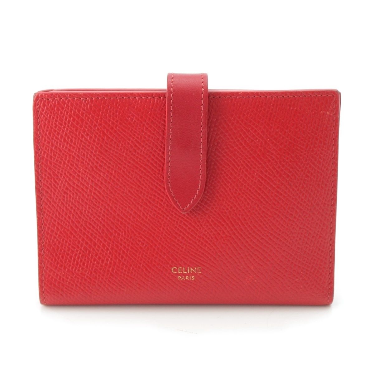 Celine Multi Function Strap Logo Bifold Wallet