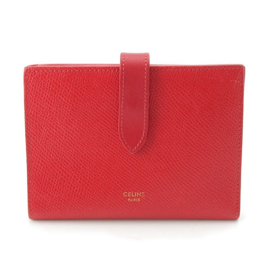 Celine Multi Function Strap Logo Bifold Wallet