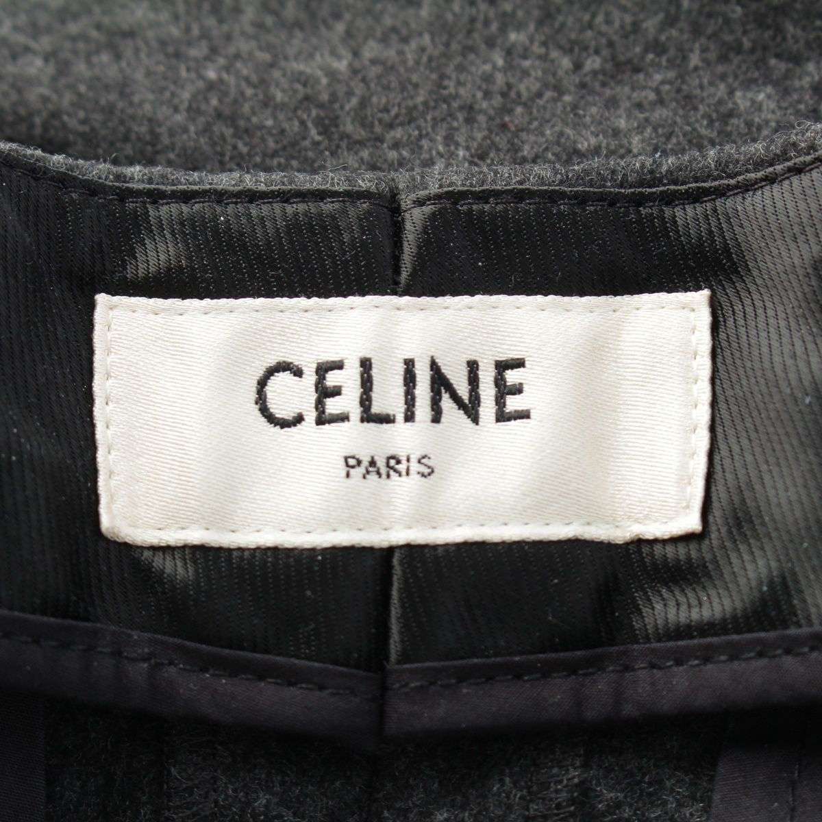Celine Hedi Slimane Era Wool Trousers Pants Gray 38 — view 7