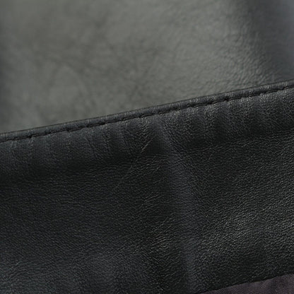 Celine Trapeze Mini Lambskin Triomphe Mini Skirt Black 36 — view 7