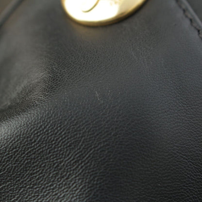 Celine Trapeze Mini Lambskin Triomphe Mini Skirt Black 36 — view 6
