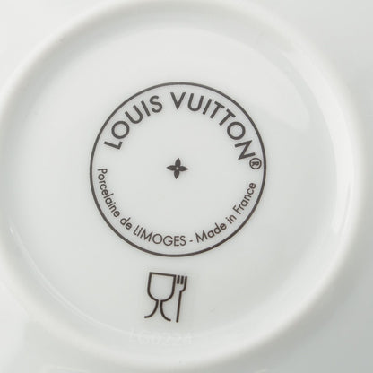 Louis Vuitton Monogram Flower Tile Coffee Cup & Saucer Set 2 Customer Tableware — view 9