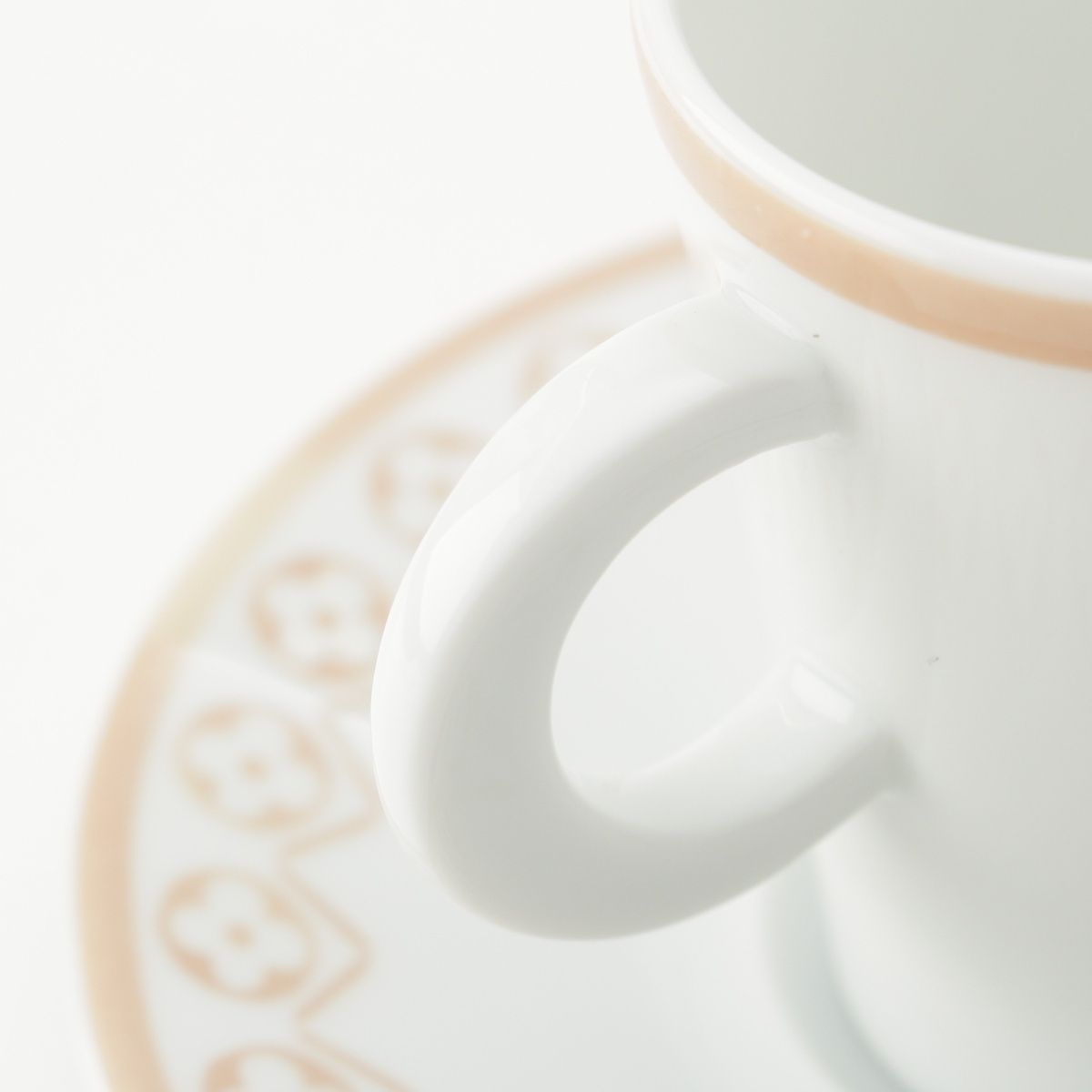 Louis Vuitton Monogram Flower Tile Coffee Cup & Saucer Set 2 Customer Tableware — view 5