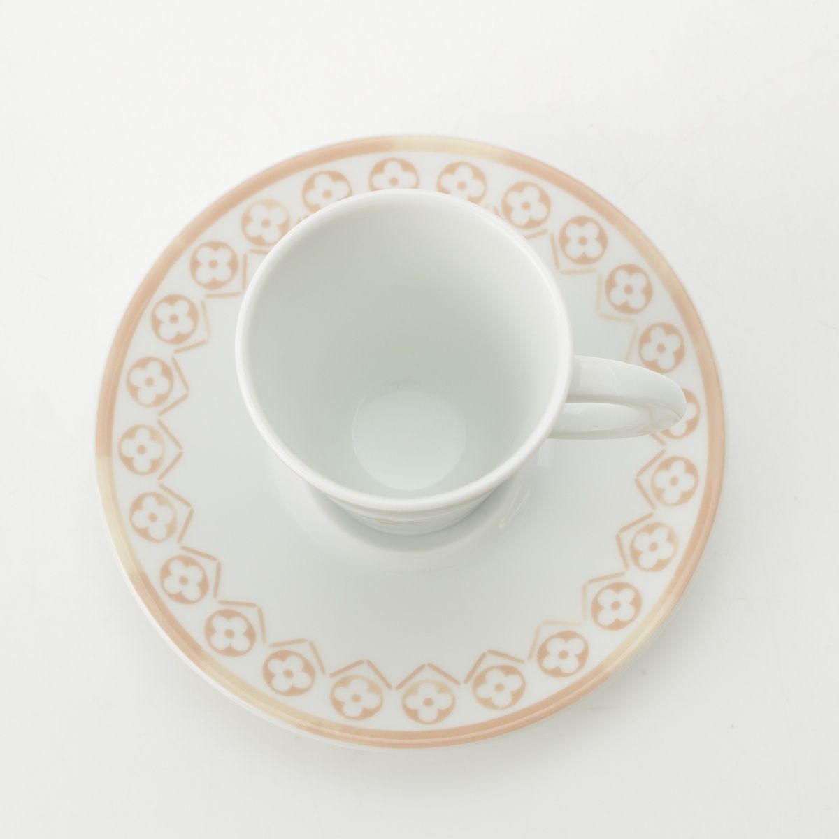 Louis Vuitton Monogram Flower Tile Coffee Cup & Saucer Set 2 Customer Tableware — view 4