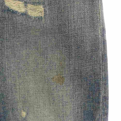 Dolce & Gabbana D&G Crash Distressed Denim Pants Jeans Button Fly 46 Indigo — view 7