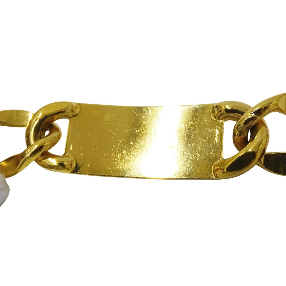 Chanel Belt Chain Gold Logo Plate Coin Motif — view 8