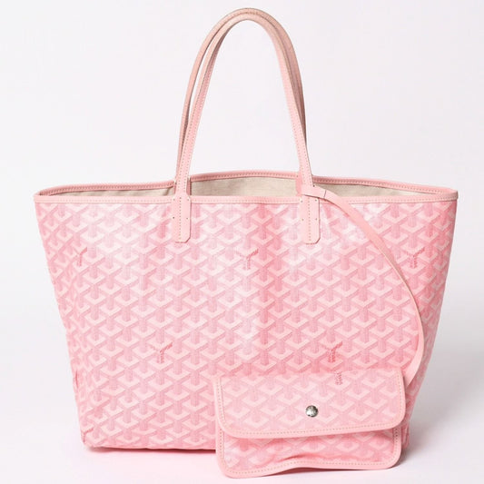 Goyard Saint Louis PM Tote Bag Pink Leather