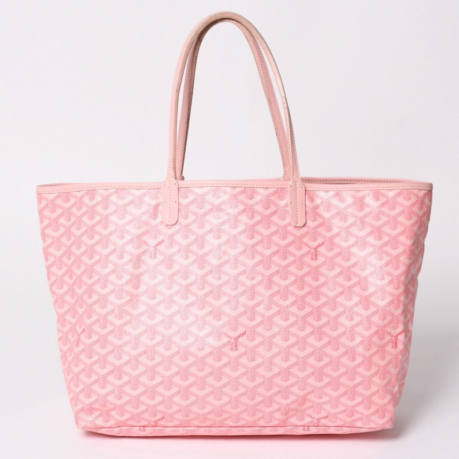 Goyard Saint Louis PM Tote Bag Pink Leather — view 2