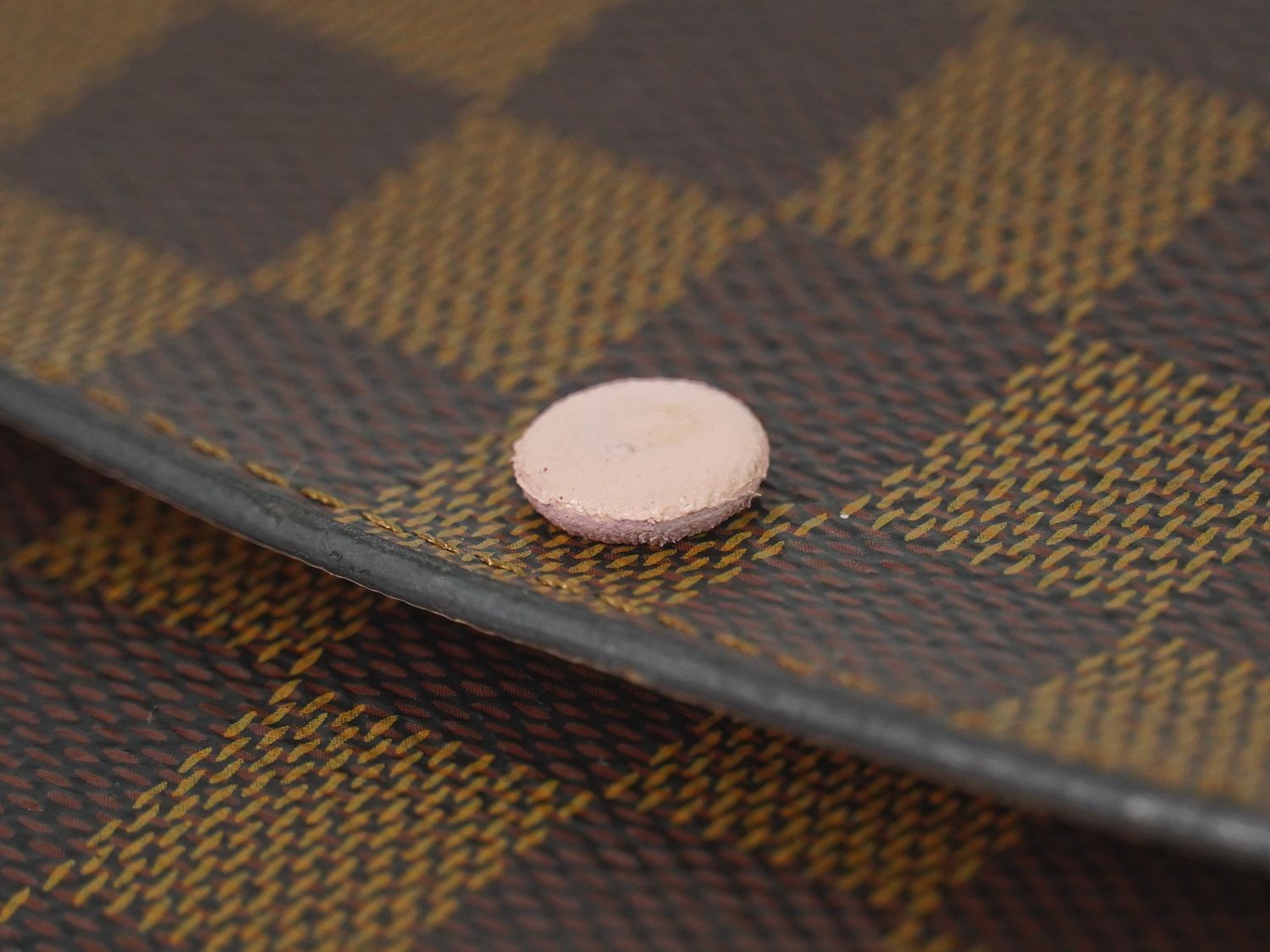 Louis Vuitton LV Portefeuille Emily Damier Ebene Wallet Brown — view 7