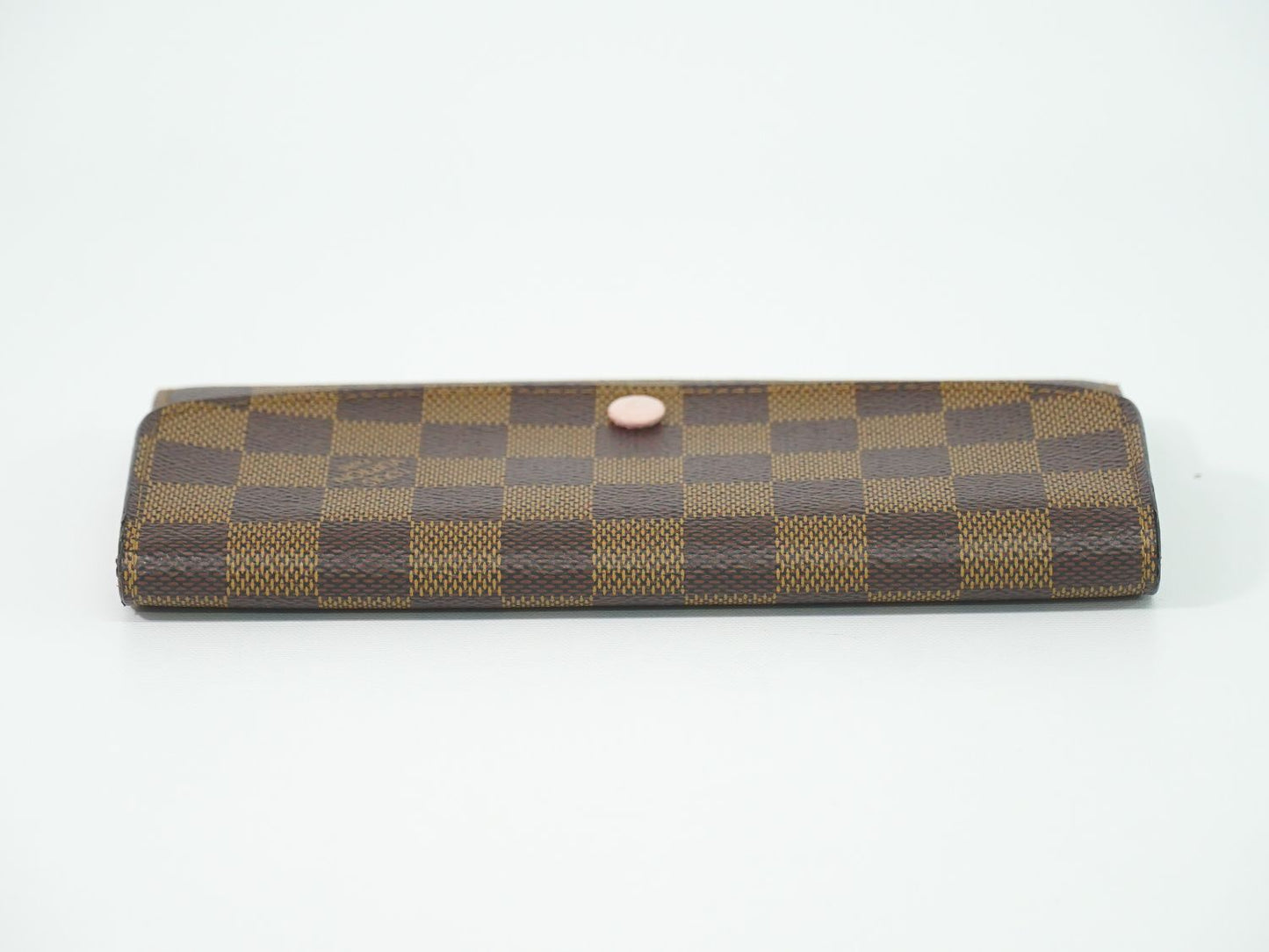 Louis Vuitton LV Portefeuille Emily Damier Ebene Wallet Brown — view 5