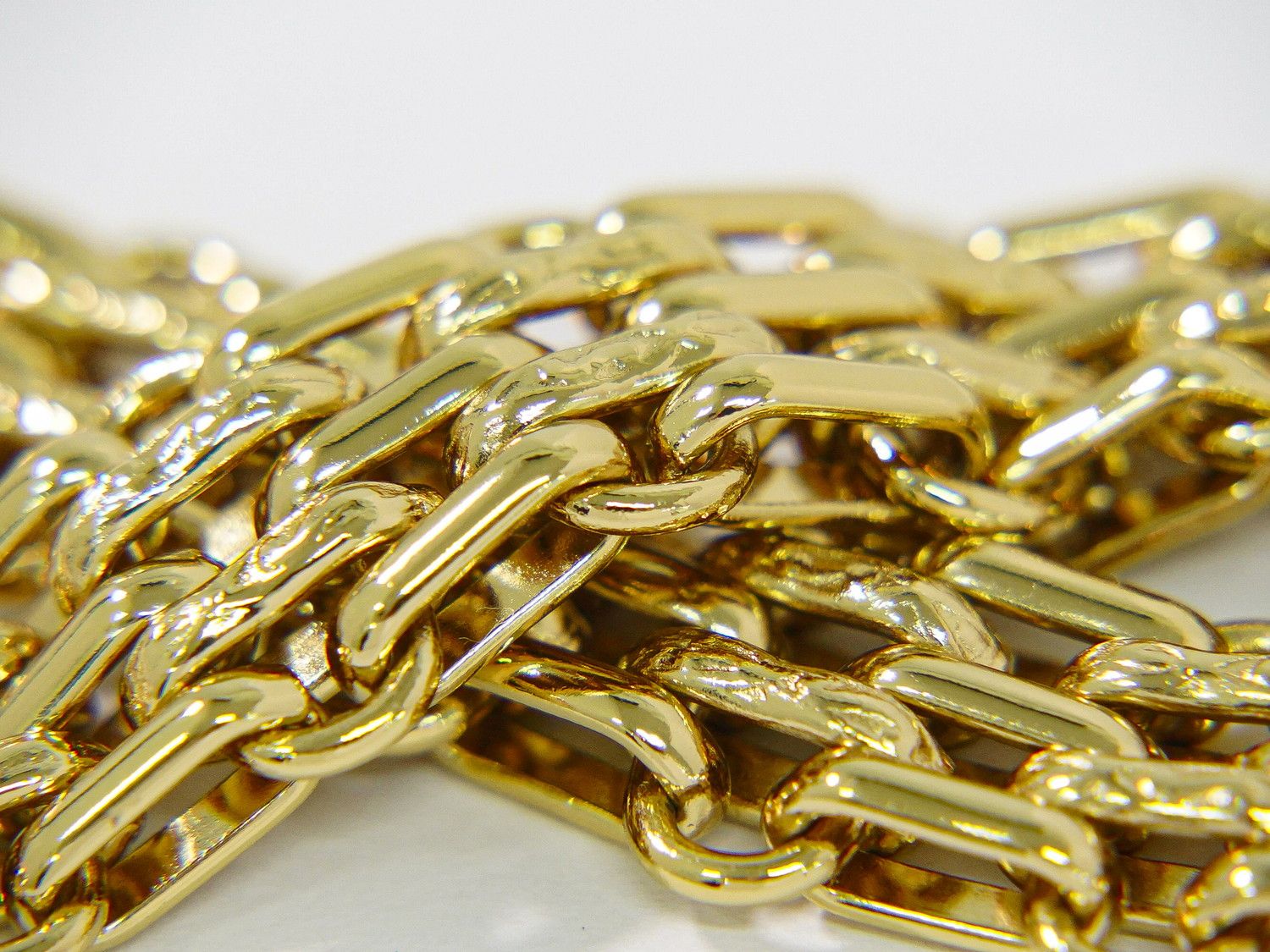 Chanel CC Logo Choker Necklace Gold Plated — view 5