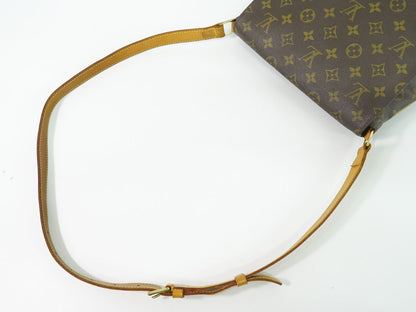Louis Vuitton LV Musette Monogram Shoulder Bag Pochette Brown — view 4