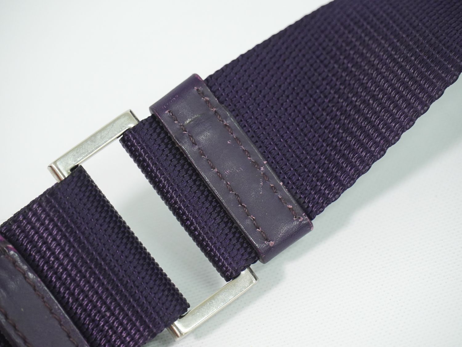 Prada Nylon Shoulder Bag Pochette Purple — view 5