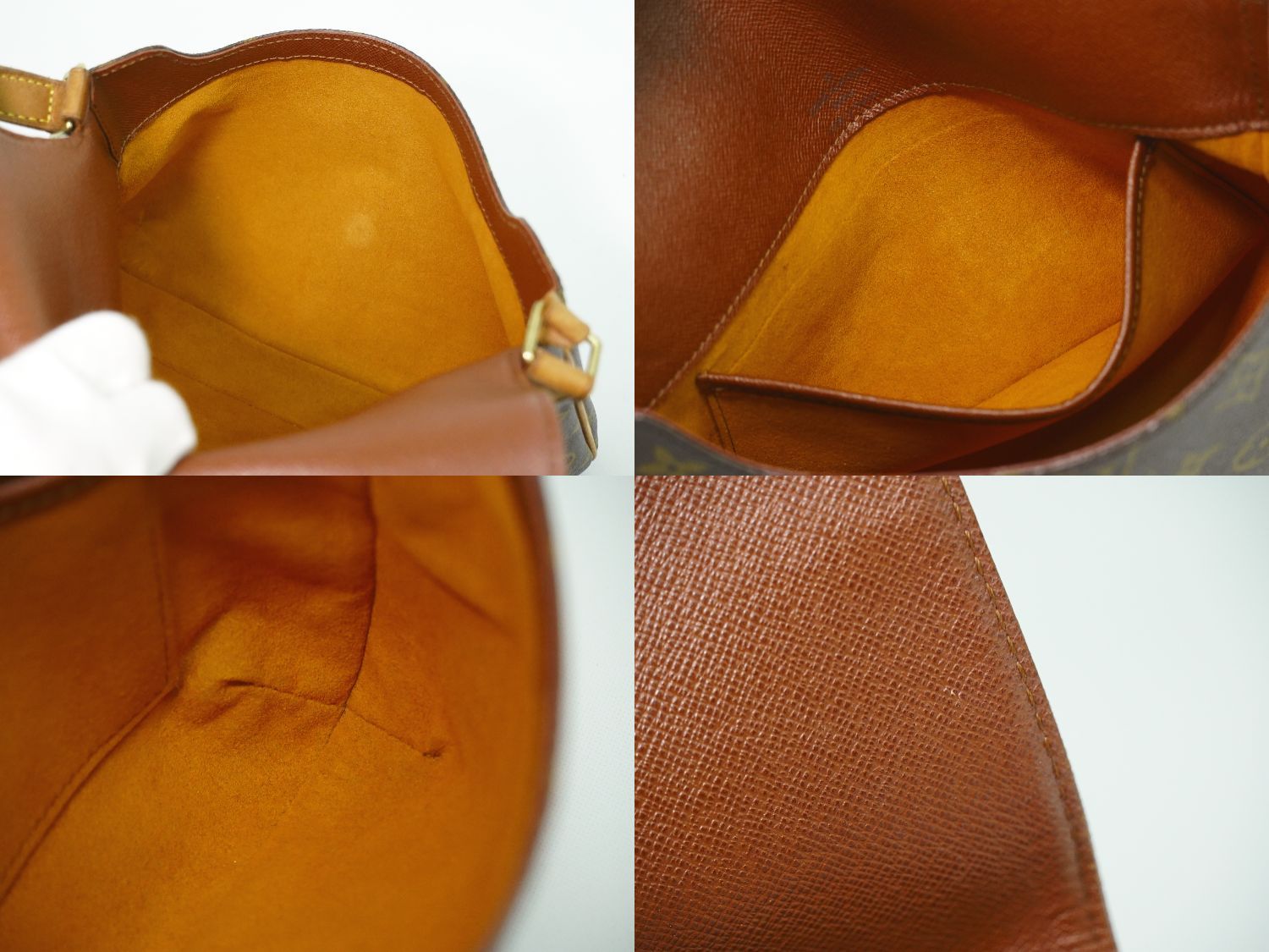 Louis Vuitton LV Musette Tango Short Monogram Shoulder Bag Brown — view 8