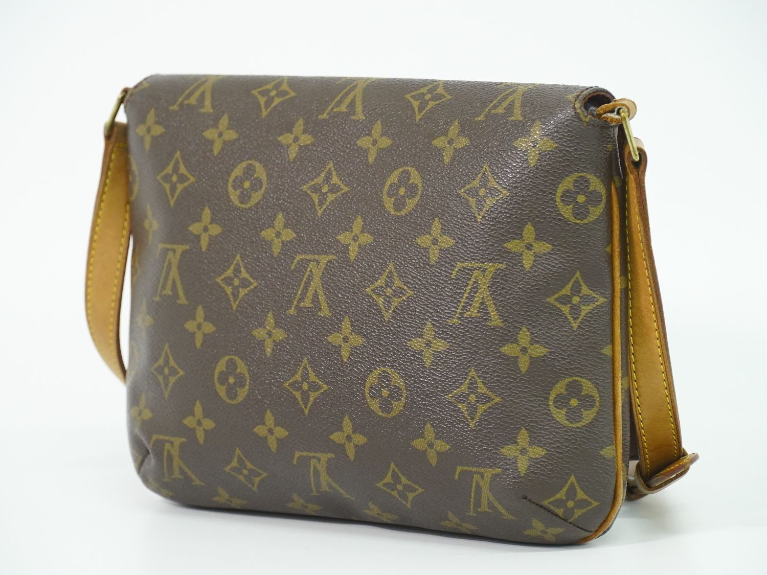 Louis Vuitton LV Musette Tango Short Monogram Shoulder Bag Brown — view 2