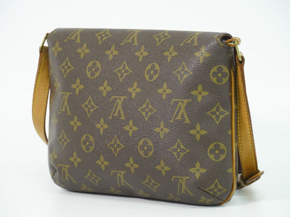 Louis Vuitton LV Musette Tango Short Monogram Shoulder Bag Brown — view 2