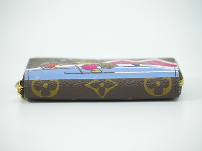 Louis Vuitton LV Zippy Coin Purse Bear Monogram Case Brown Multicolor — view 3