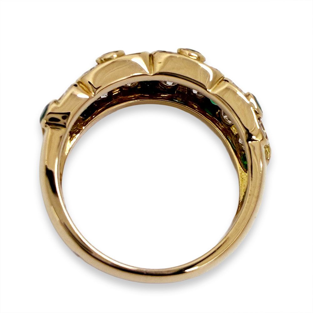 Van Cleef & Arpels Emerald Diamond Ring — view 3