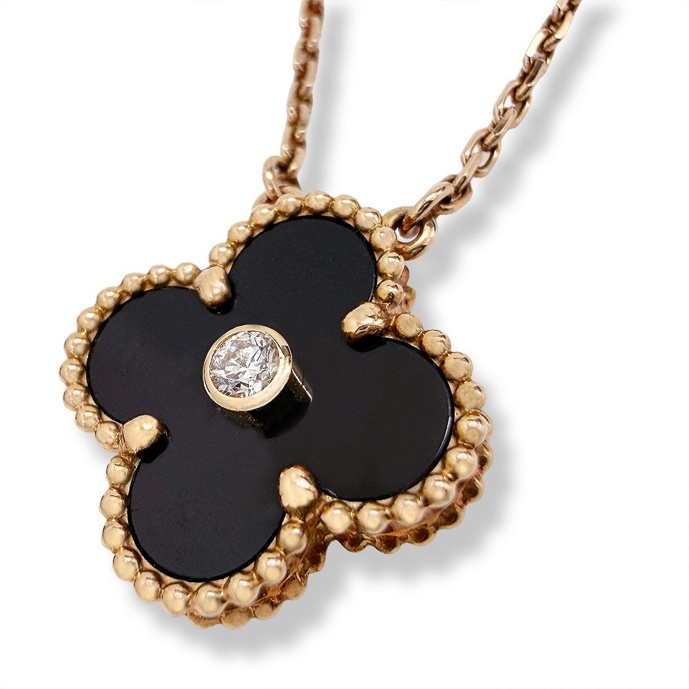 Van Cleef & Arpels Vintage Alhambra Holiday Necklace — view 3