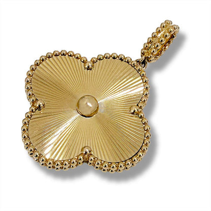 Van Cleef & Arpels Magic Alhambra 1 Motif Guilloche Necklace — view 4